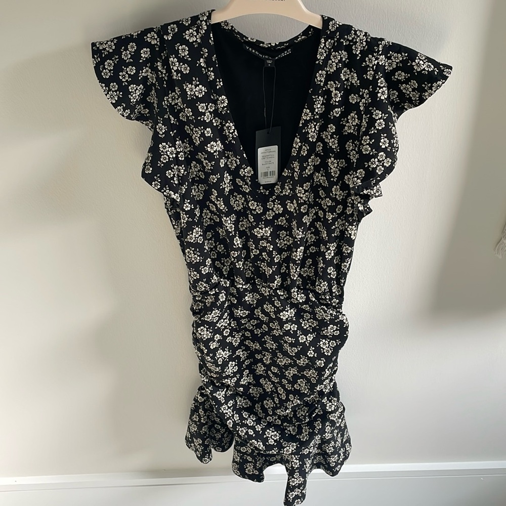 Veronica Beard Floral Lisette Dress Size Small